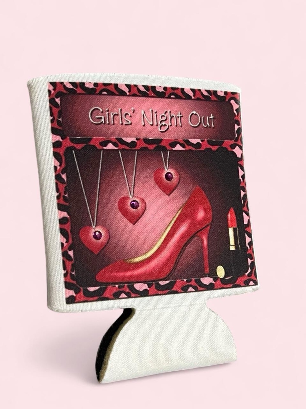 Girls' Night Out Red High Heel Can Cooler Koozie